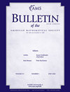 Bulletin Of The American Mathematical Society