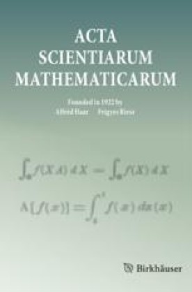 Acta Scientiarum Mathematicarum