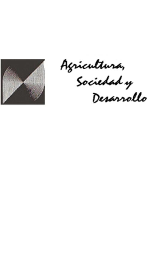 Agricultura Sociedad Y Desarrollo