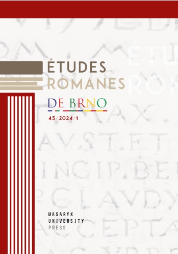 Etudes Romanes De Brno