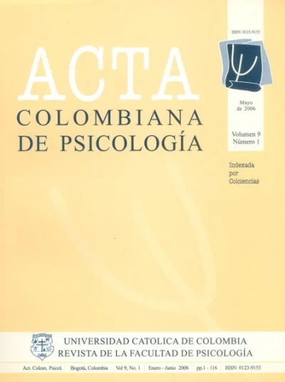 Acta Colombiana De Psicologia