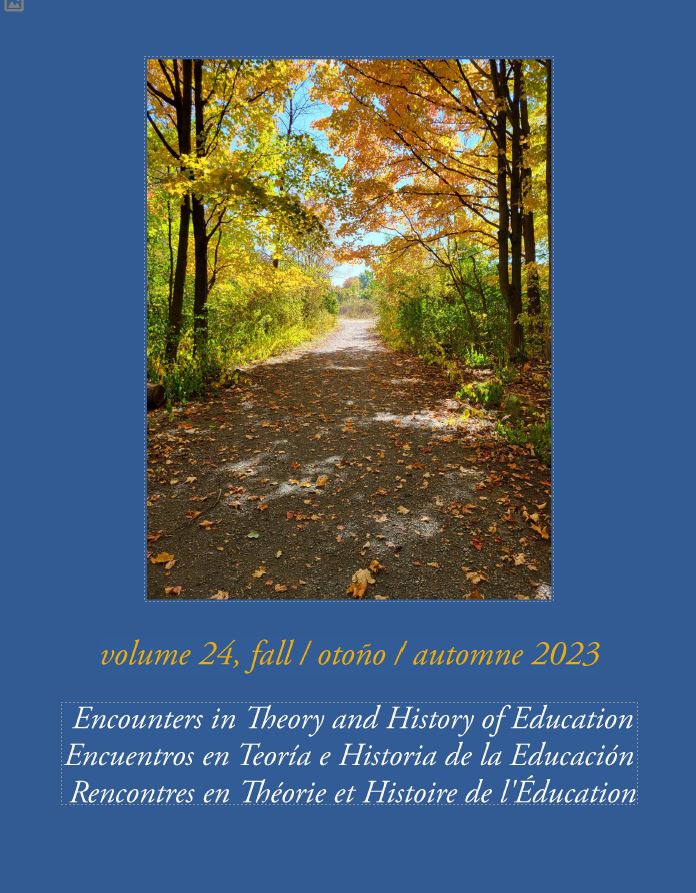 Encounters In Theory And History Of Education