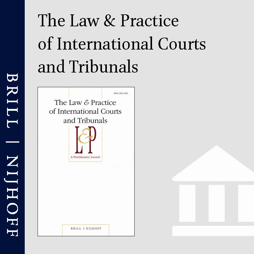 Law & Practice Of International Courts And Tribunals